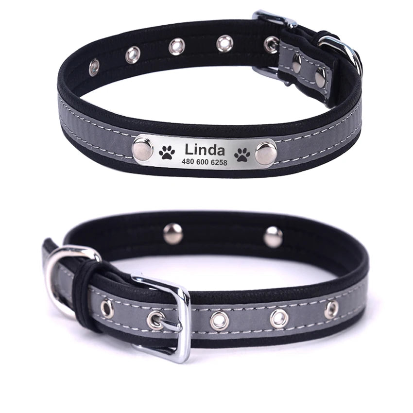 Personalized Dog Collar ID Custom Tag Engraved