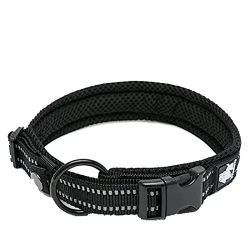 Truelove Pet Dog /Cat Collar Nylon Adjustable Padded Soft Reflective