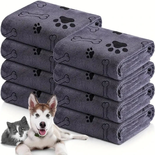 2pcs Soft Microfiber Dog Towels -