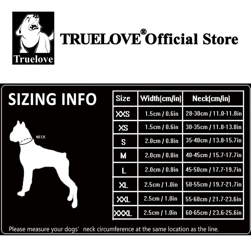 Truelove Pet Dog /Cat Collar Nylon Adjustable Padded Soft Reflective