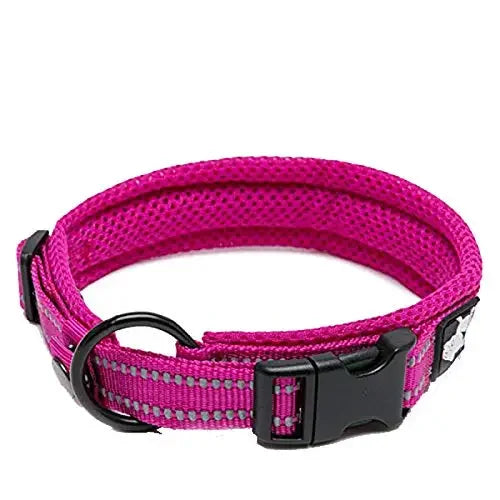 Truelove Pet Dog /Cat Collar Nylon Adjustable Padded Soft Reflective