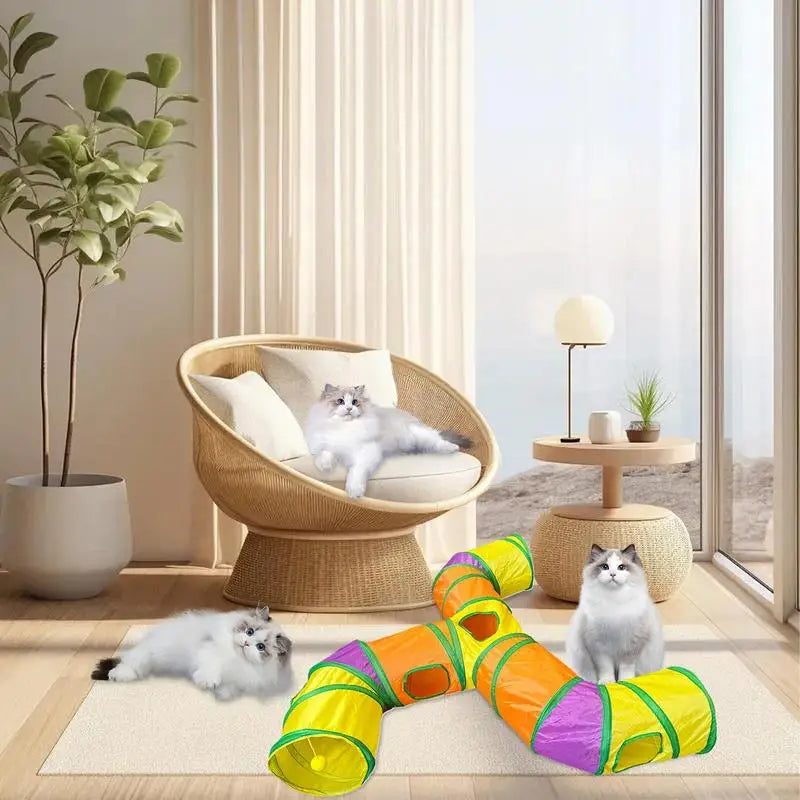Cat play tunnel