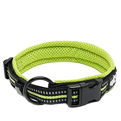 Truelove Pet Dog /Cat Collar Nylon Adjustable Padded Soft Reflective