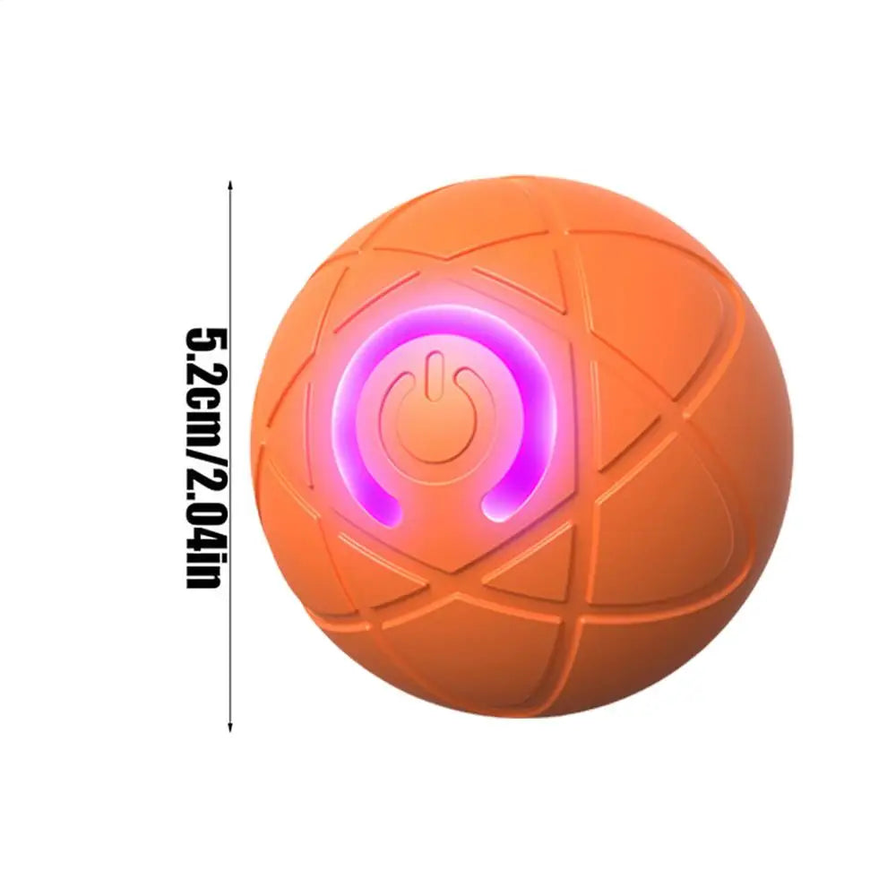 Active Rolling Ball for Dogs USB Interactive Dog Ball with LED Light