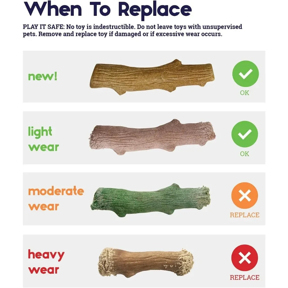 Dogwood Wood Alternative Dog Chew Toy, Large