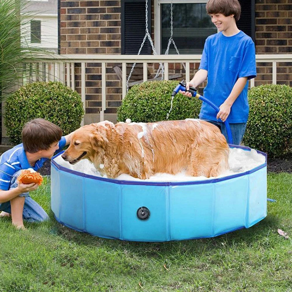 Dog Swimming Pool & Pool Cover Bathtub