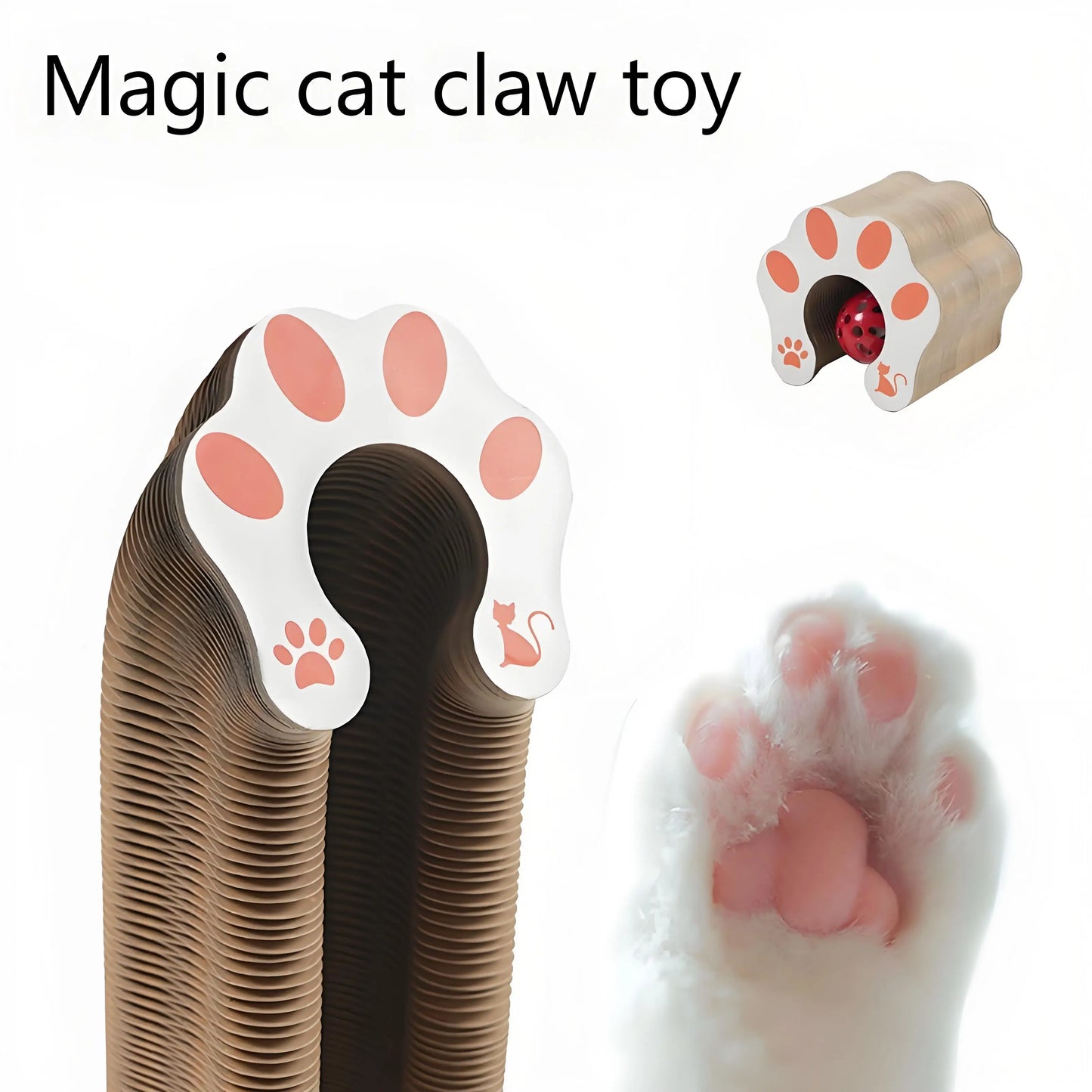 Cat Scratching Board with Bell –