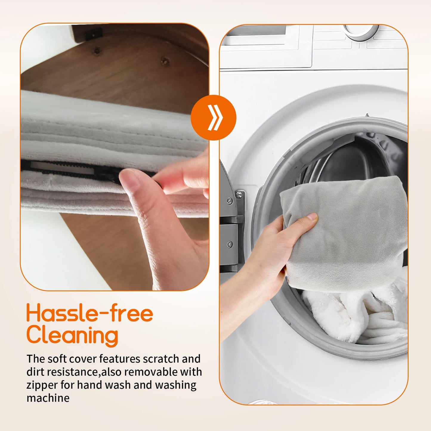 BingoPaw S/M Elevated Cat Bed Wooden Indoor Cat Couch Bed,