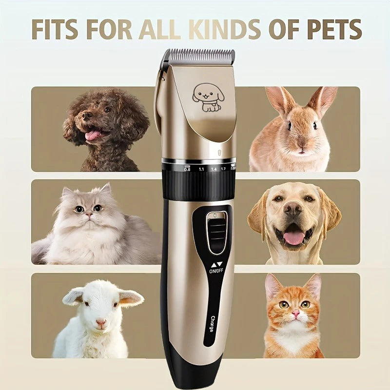 Pet Hair Trimmer Kit Electric Precision Clippers  for Dogs and Cats