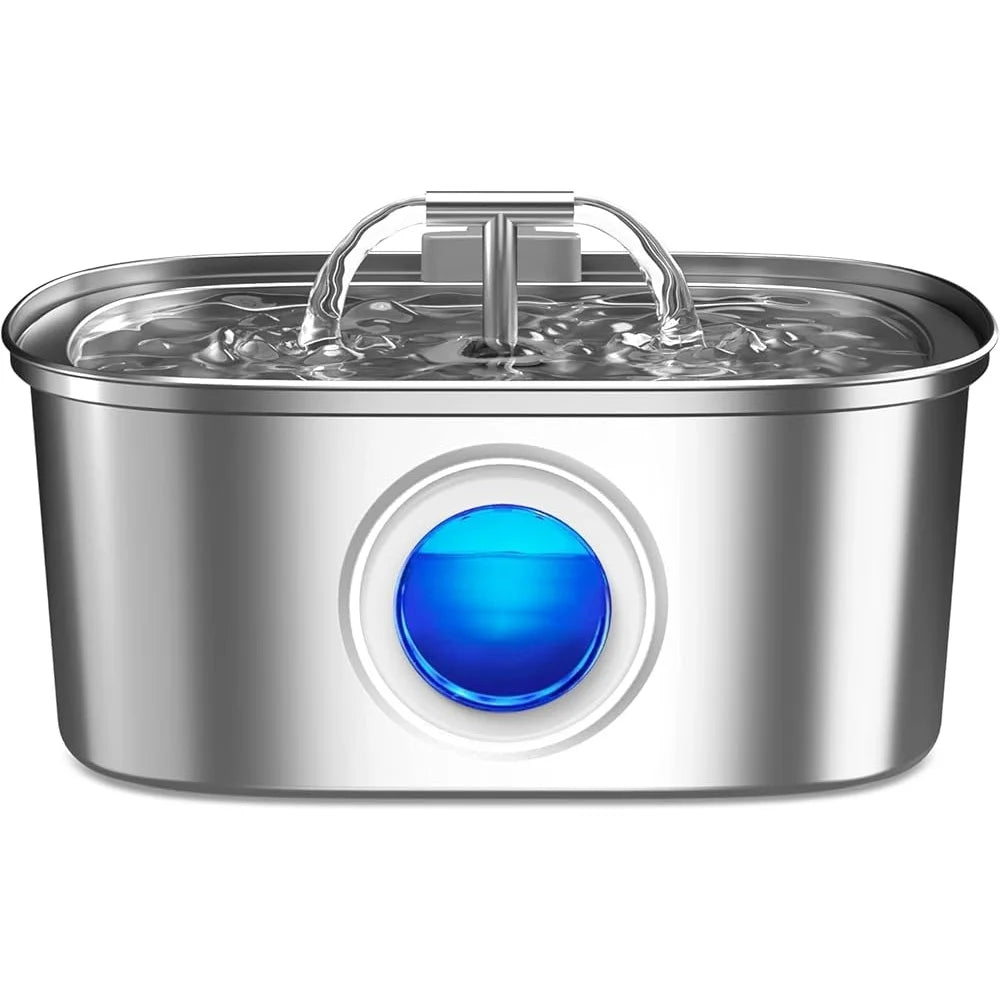 Stainless Steel Cat Water Fountain 3.2L