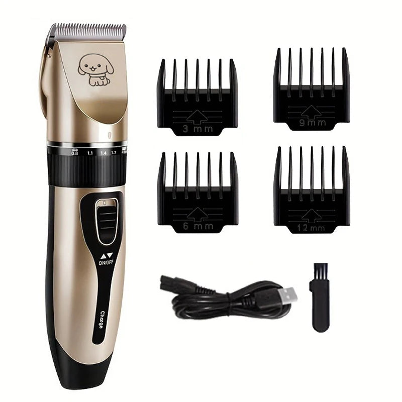 Pet Hair Trimmer Kit Electric Precision Clippers  for Dogs and Cats