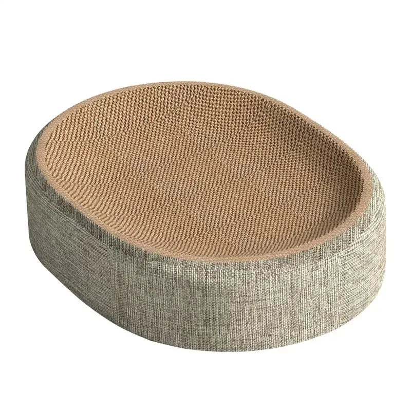 Oval Shape Scratch Pad For Cats  Scratch Bed For Cats