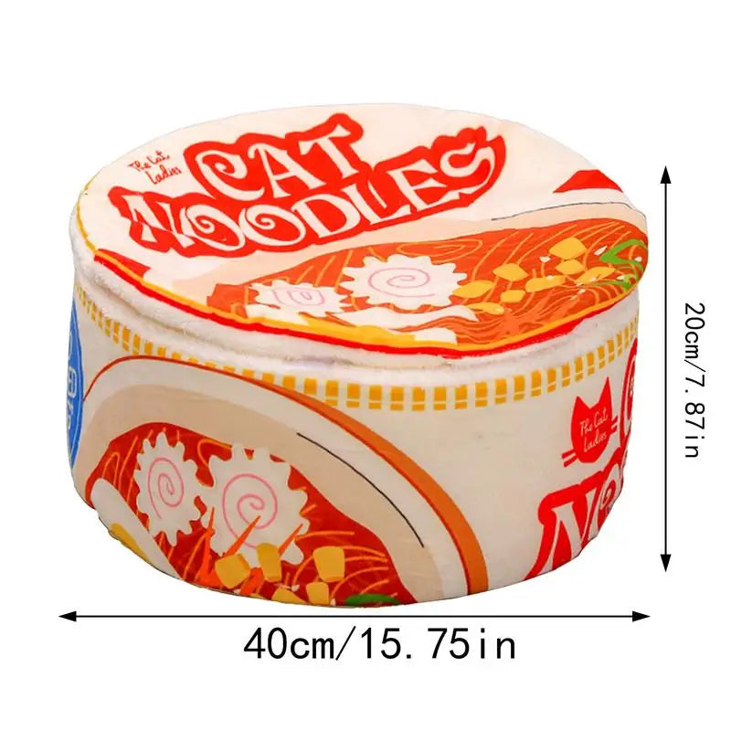 Ramen Bowl Cat Bed Noodle Bowl  Indoor
