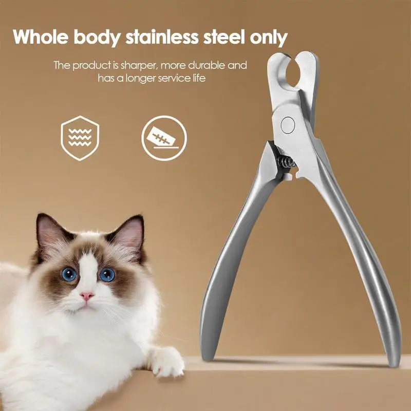 Professional Pet Nail Clipper Stainless Steel Scissors