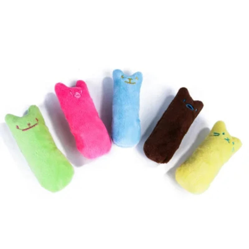 Catnip Toys Cute Funny Interactive Plush Teeth Grinding