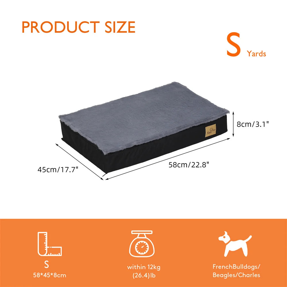 Large Orthopedic Dog Bed Waterproof Cushion Crate Bed