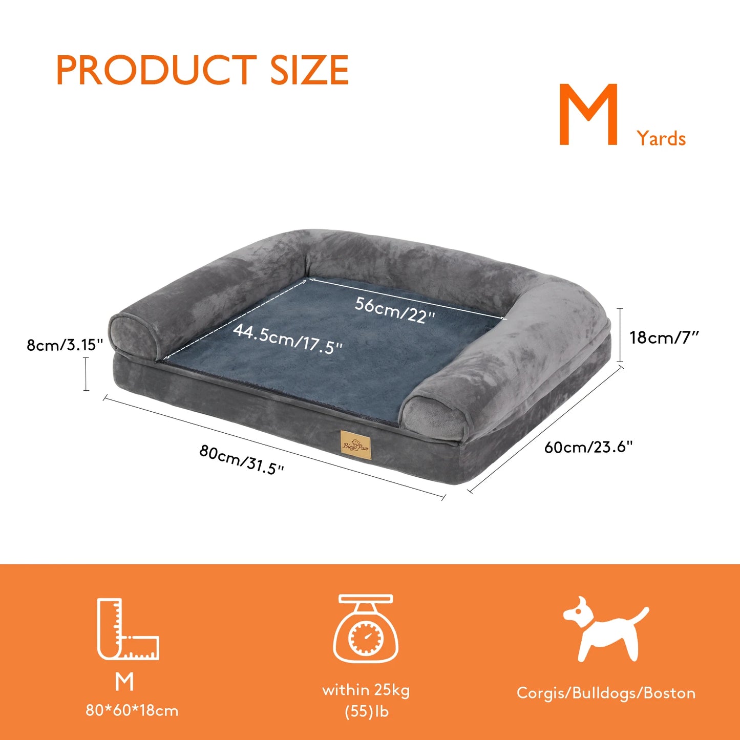 Dog Bed Extra Large Orthopedic  Mattress Couch