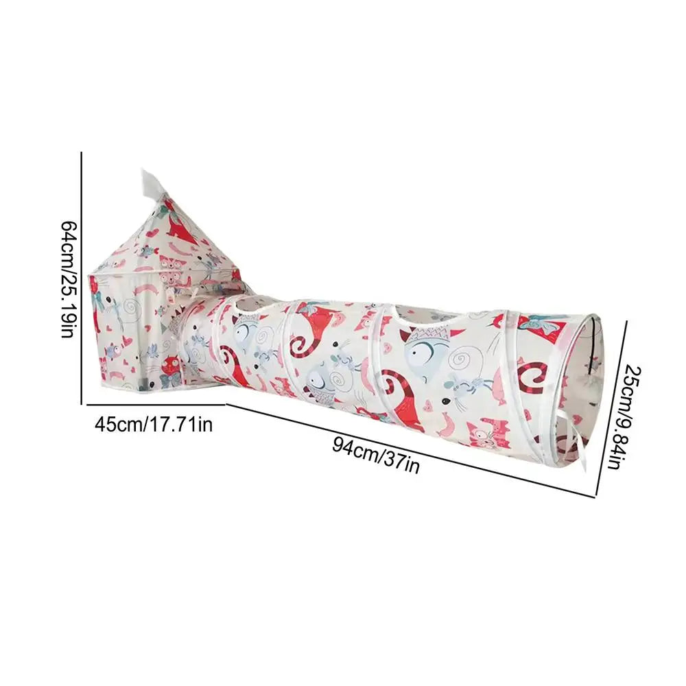 Cat play tunnel