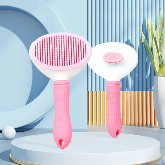 Round Head Pet Comb Stainless Steel