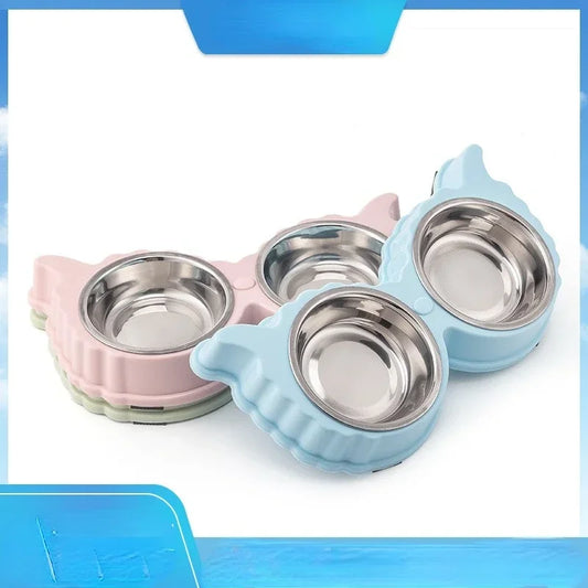 Cute Plastic Food Water Bowls