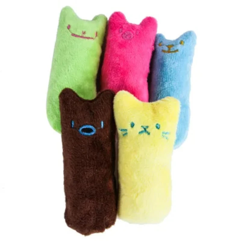 Catnip Toys Cute Funny Interactive Plush Teeth Grinding