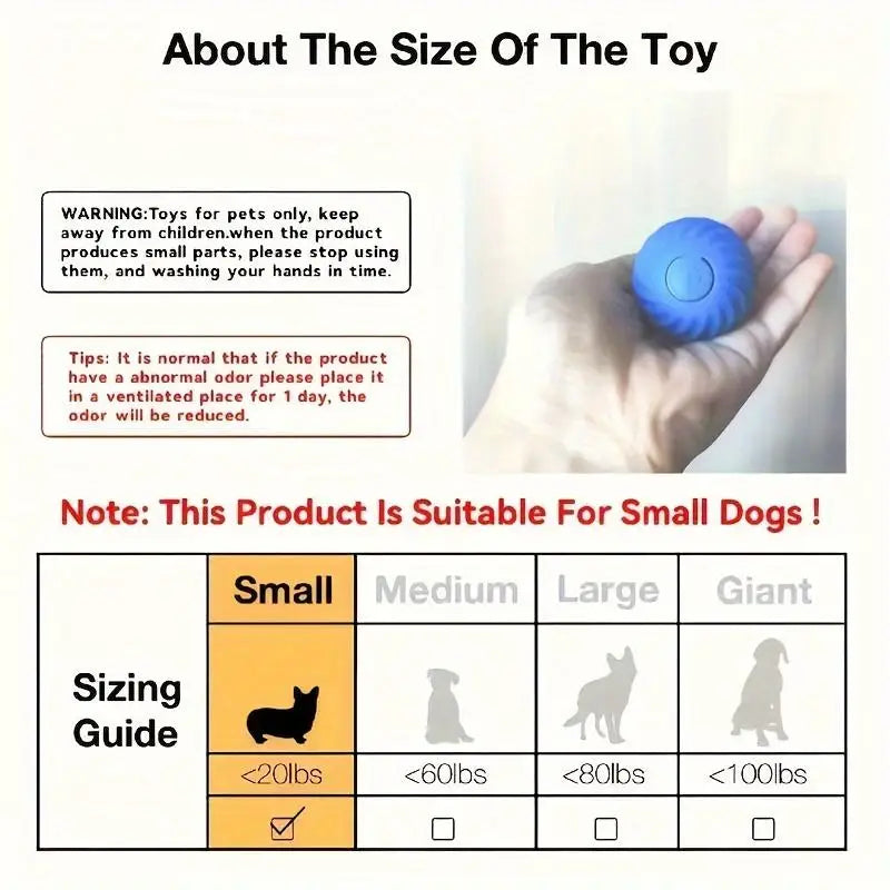 Intelligent Jumping Ball, Electric Charging Cat And Dog Toy,