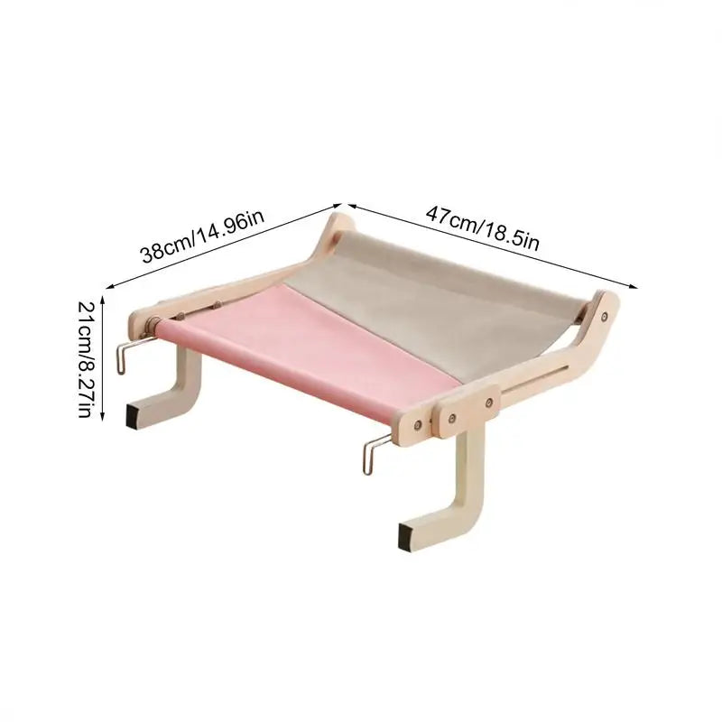 Cat Suspension Hammock  Bed Window Shelf for Cats