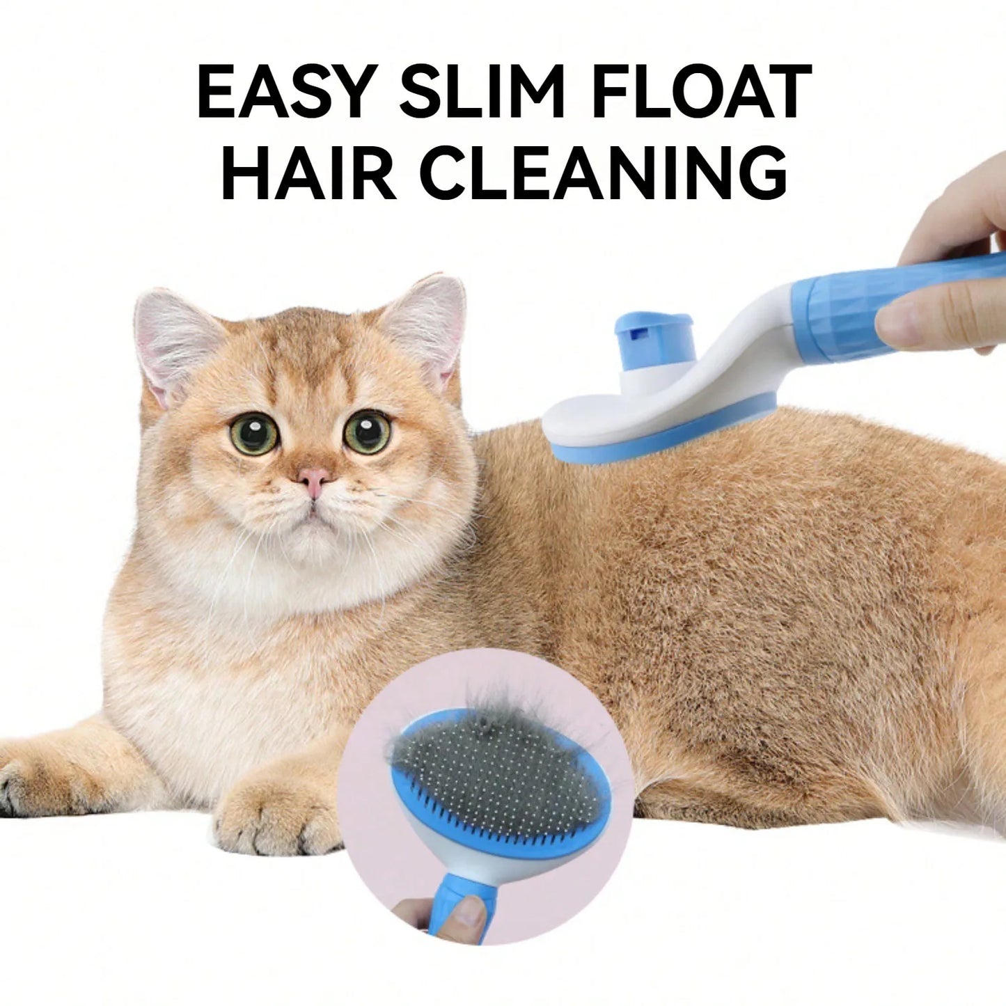 Round Head Pet Comb Stainless Steel