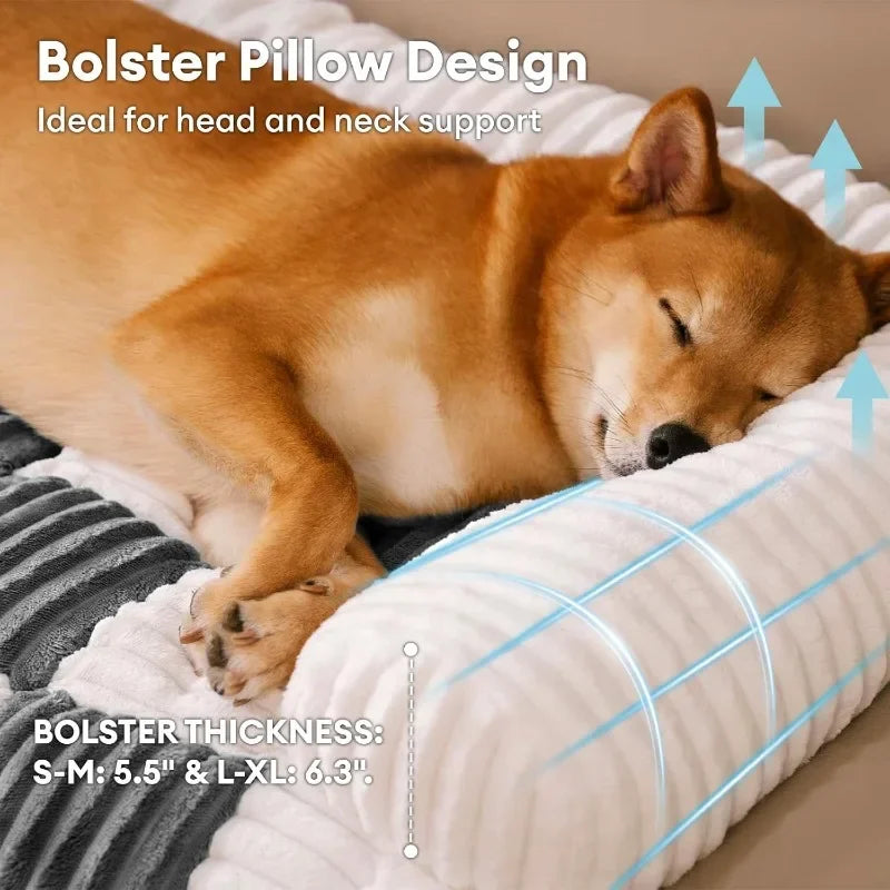 Pet Mat for Furniture Cream Square Plaid  Couch Cover
