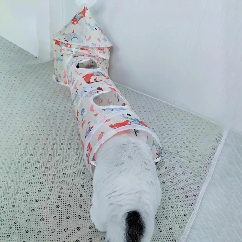 Cat play tunnel