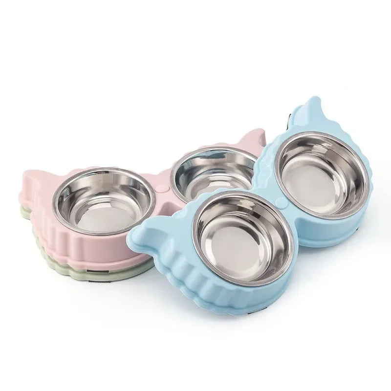 Cute Plastic Food Water Bowls