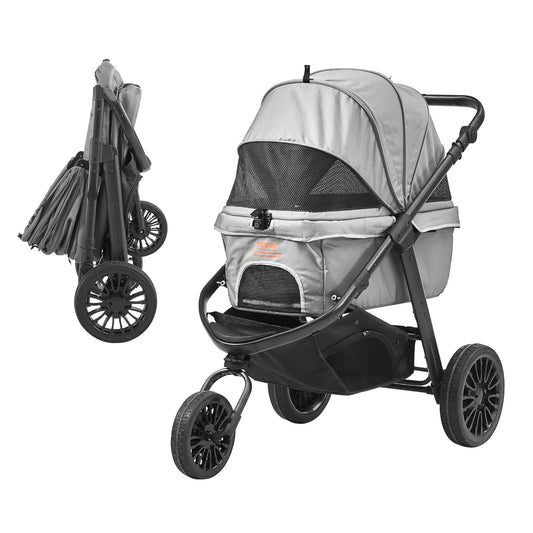 VEVOR Pet Stroller Carrier Dog Cat Strollers Lightweight