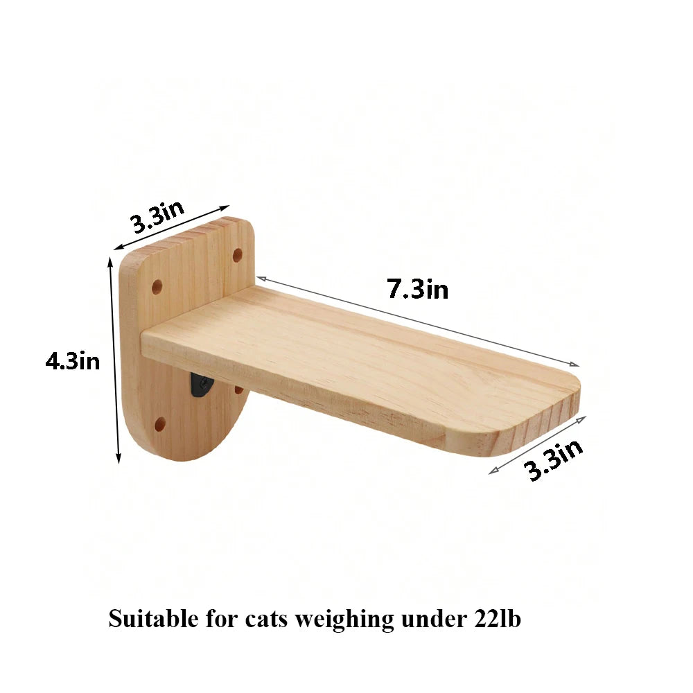 Cat Shelf Wall Hammock Climbing Shelves Moon Shaped