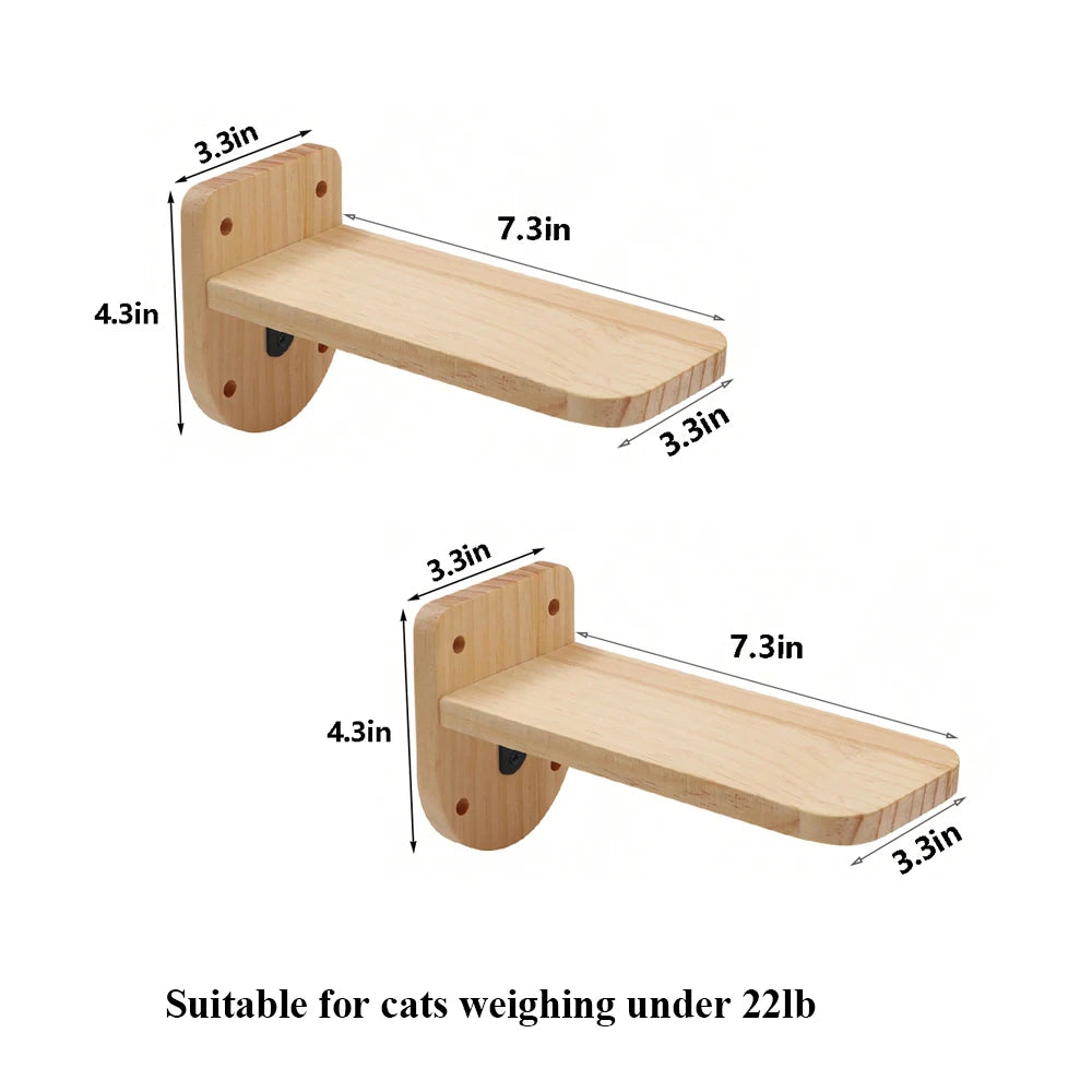 Cat Shelf Wall Hammock Climbing Shelves Moon Shaped