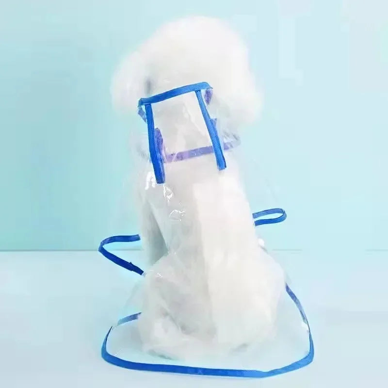 Clear Pet Raincoat Rain Jacket