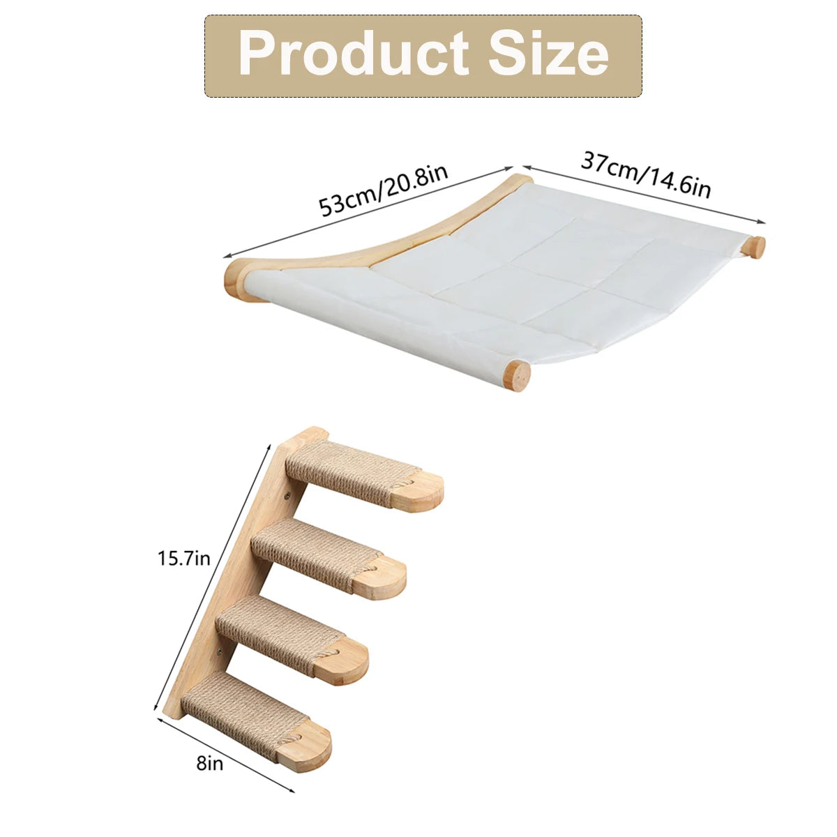 Cat Wall  Climbing Shelf Wall Mounted Steps Stairway