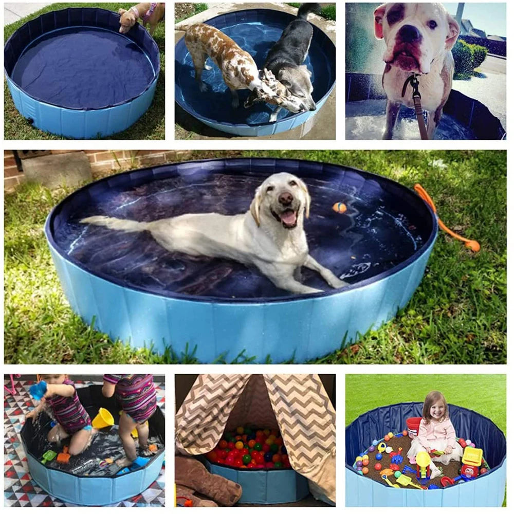 Dog Swimming Pool & Pool Cover Bathtub