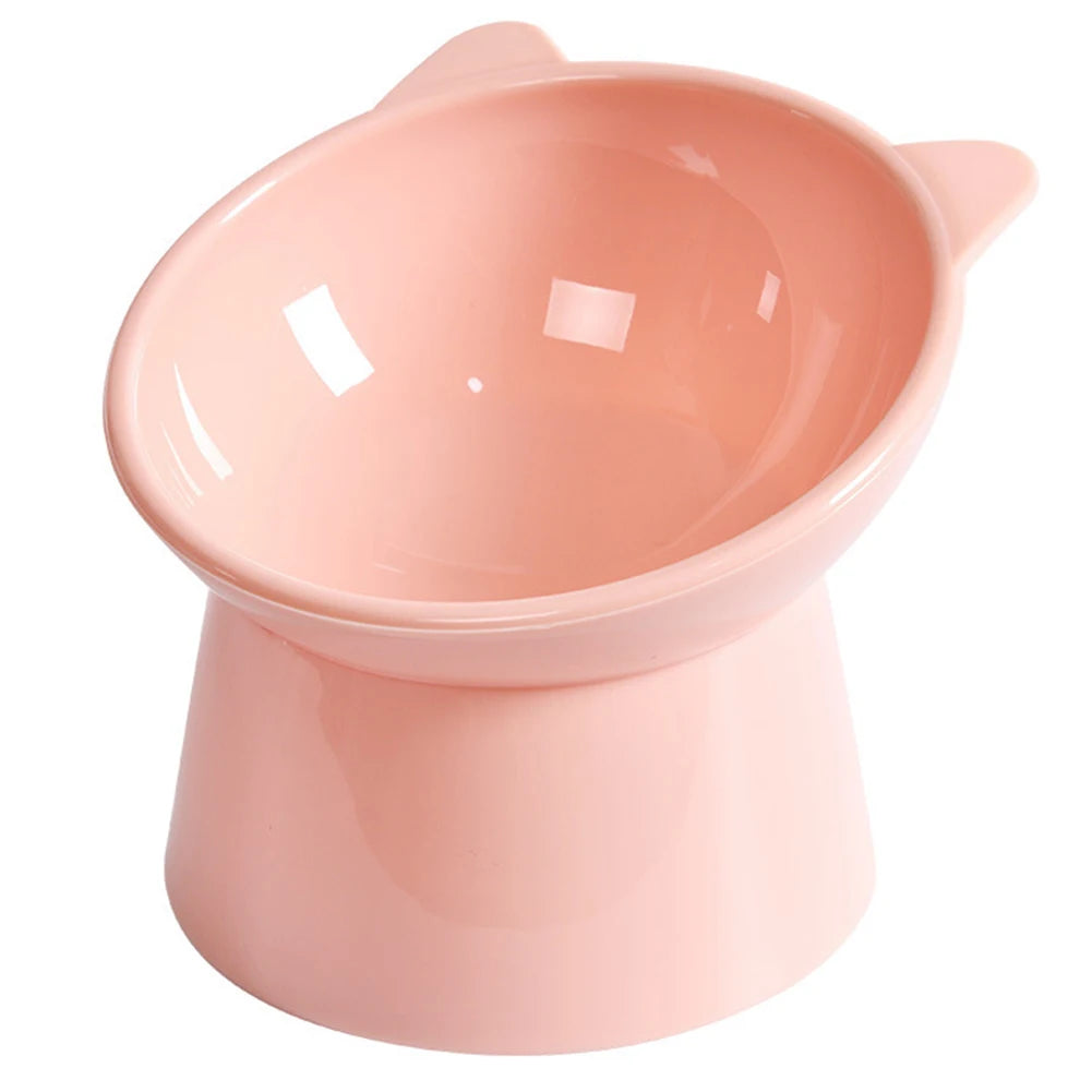 Tilted Cat Food Bowl  Ergonomic Raised