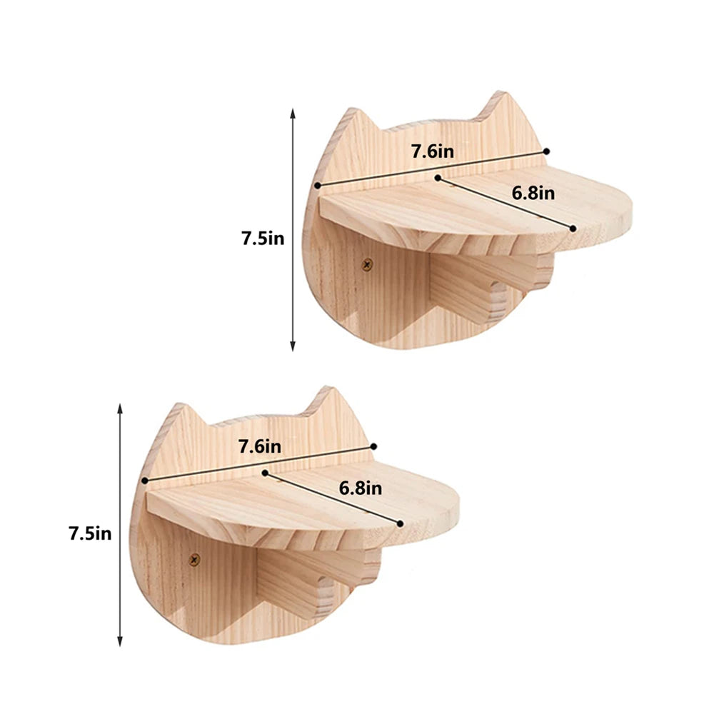 Cat Shelf Wall Hammock Climbing Shelves Moon Shaped
