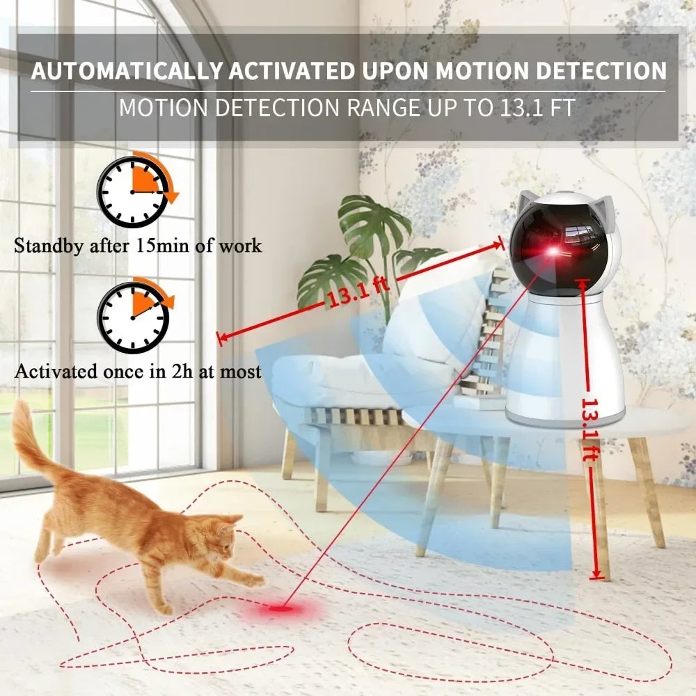 Laser Cat Toys for Indoor Cats, Motion Activated