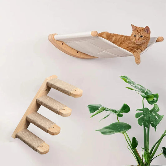 Cat Wall  Climbing Shelf Wall Mounted Steps Stairway