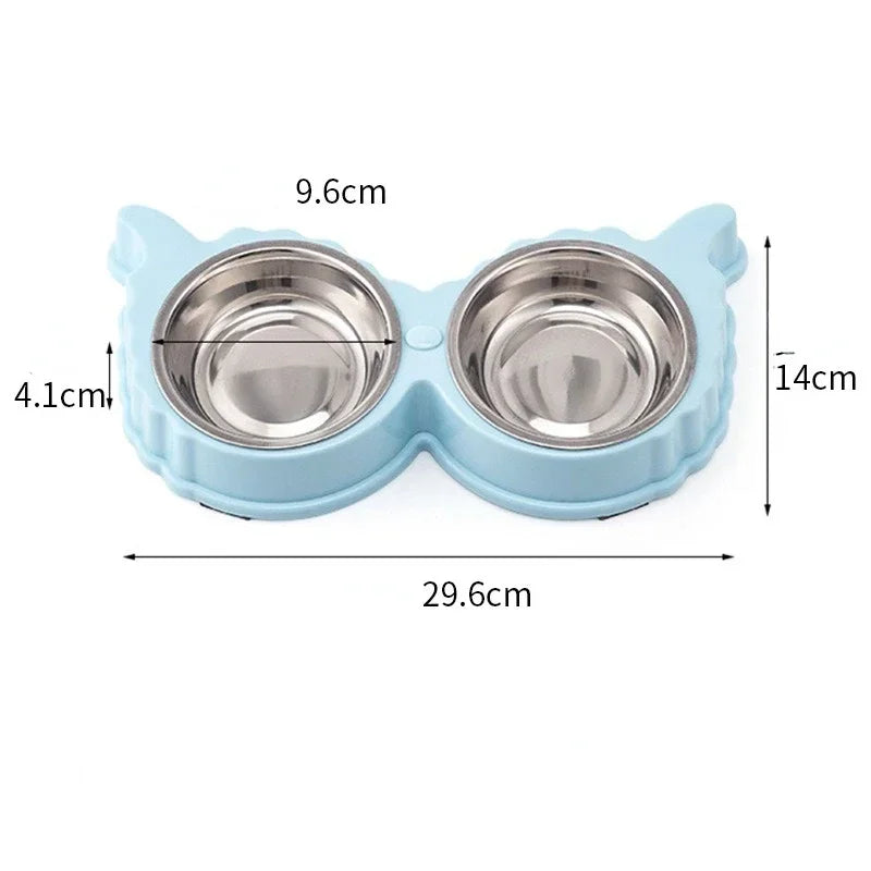 Cute Plastic Food Water Bowls