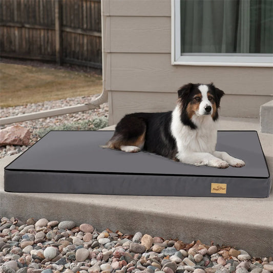 Large Orthopedic Dog Bed Waterproof Cushion Crate Bed