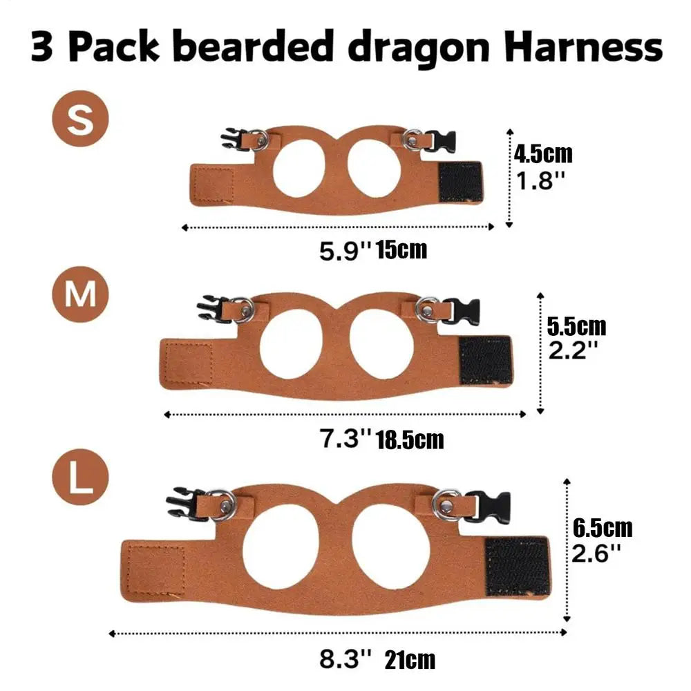Lizard Adjustable PULeather Harness
