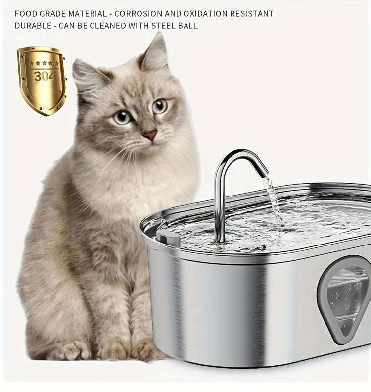 Large capacity pet water dispenser with LED Lighting