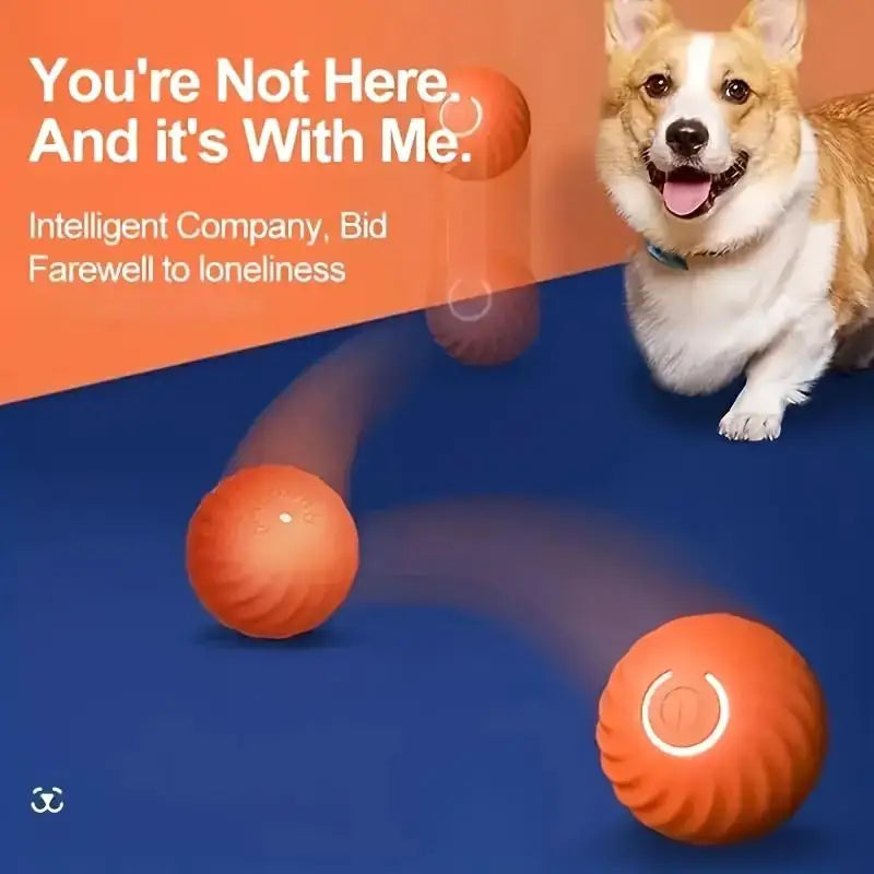 Intelligent Jumping Ball, Electric Charging Cat And Dog Toy,