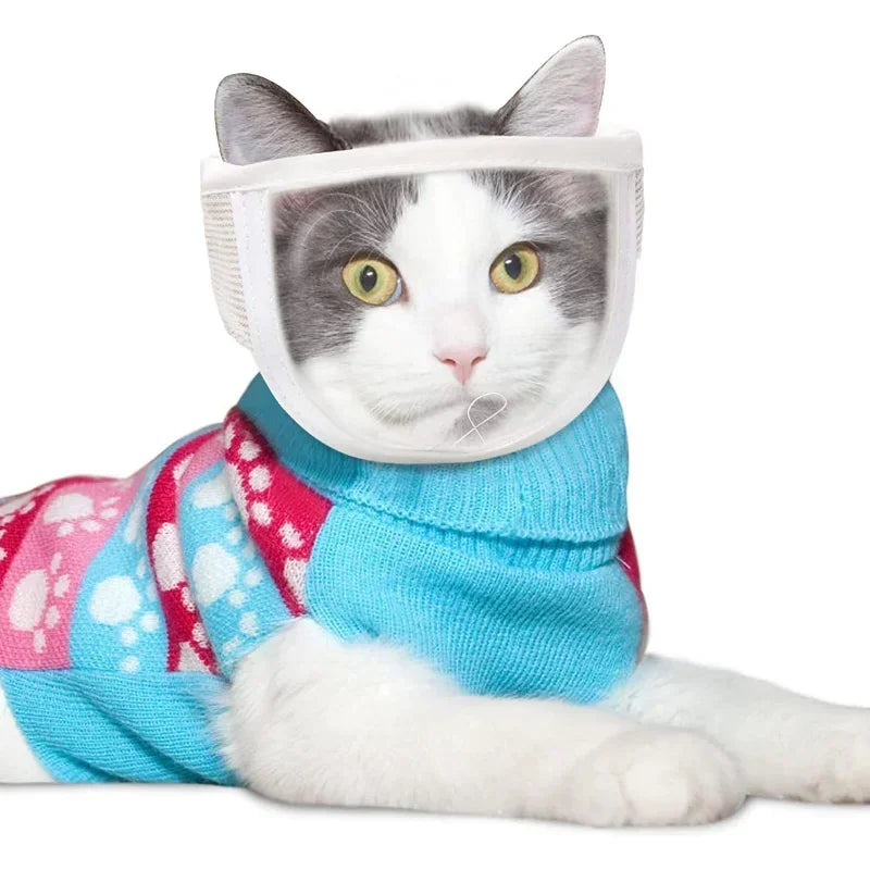 Cat Muzzle Clear Breathable