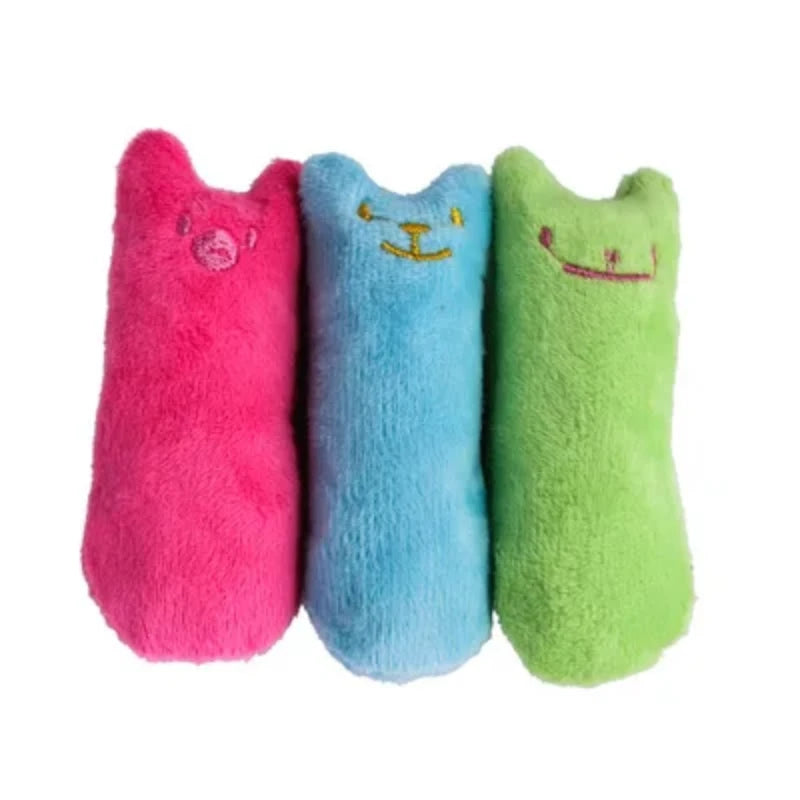 Catnip Toys Cute Funny Interactive Plush Teeth Grinding