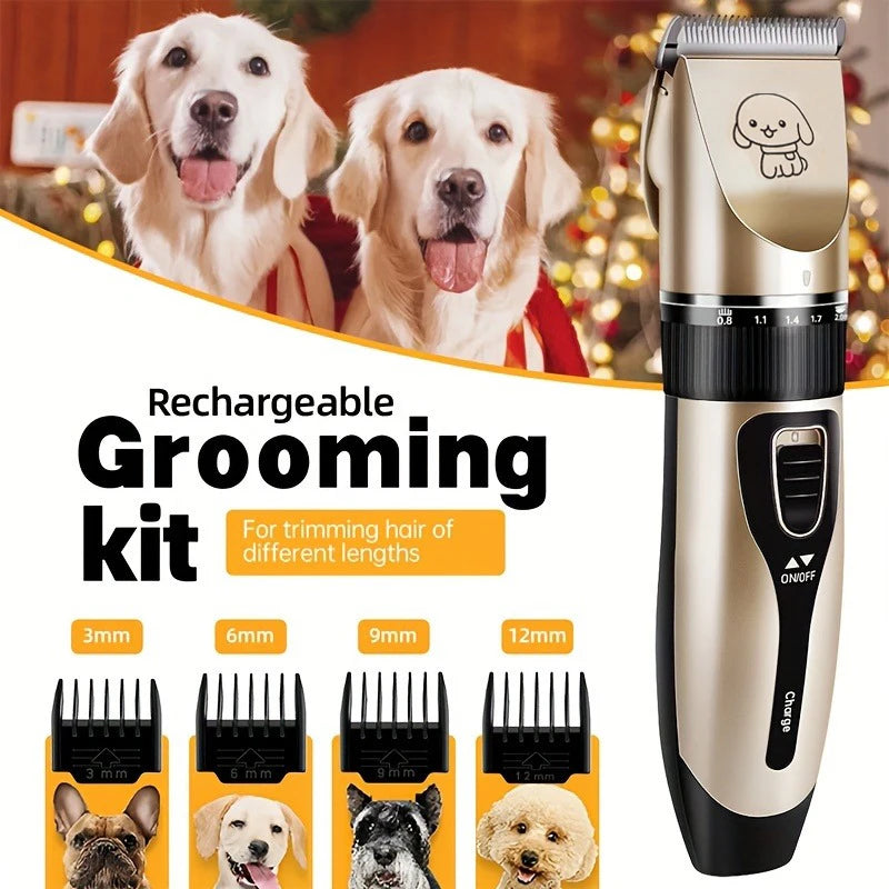 Pet Hair Trimmer Kit Electric Precision Clippers  for Dogs and Cats