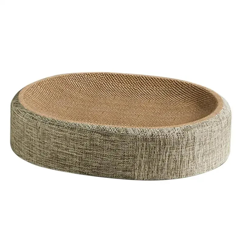 Oval Shape Scratch Pad For Cats  Scratch Bed For Cats